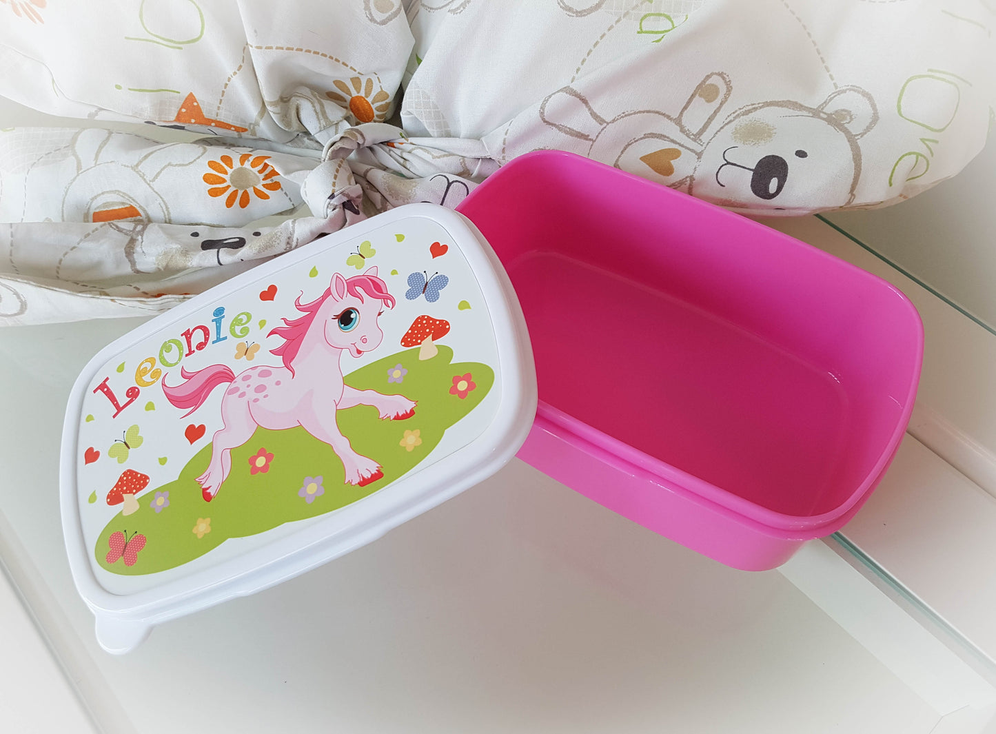 Pony Brotdose mit Name