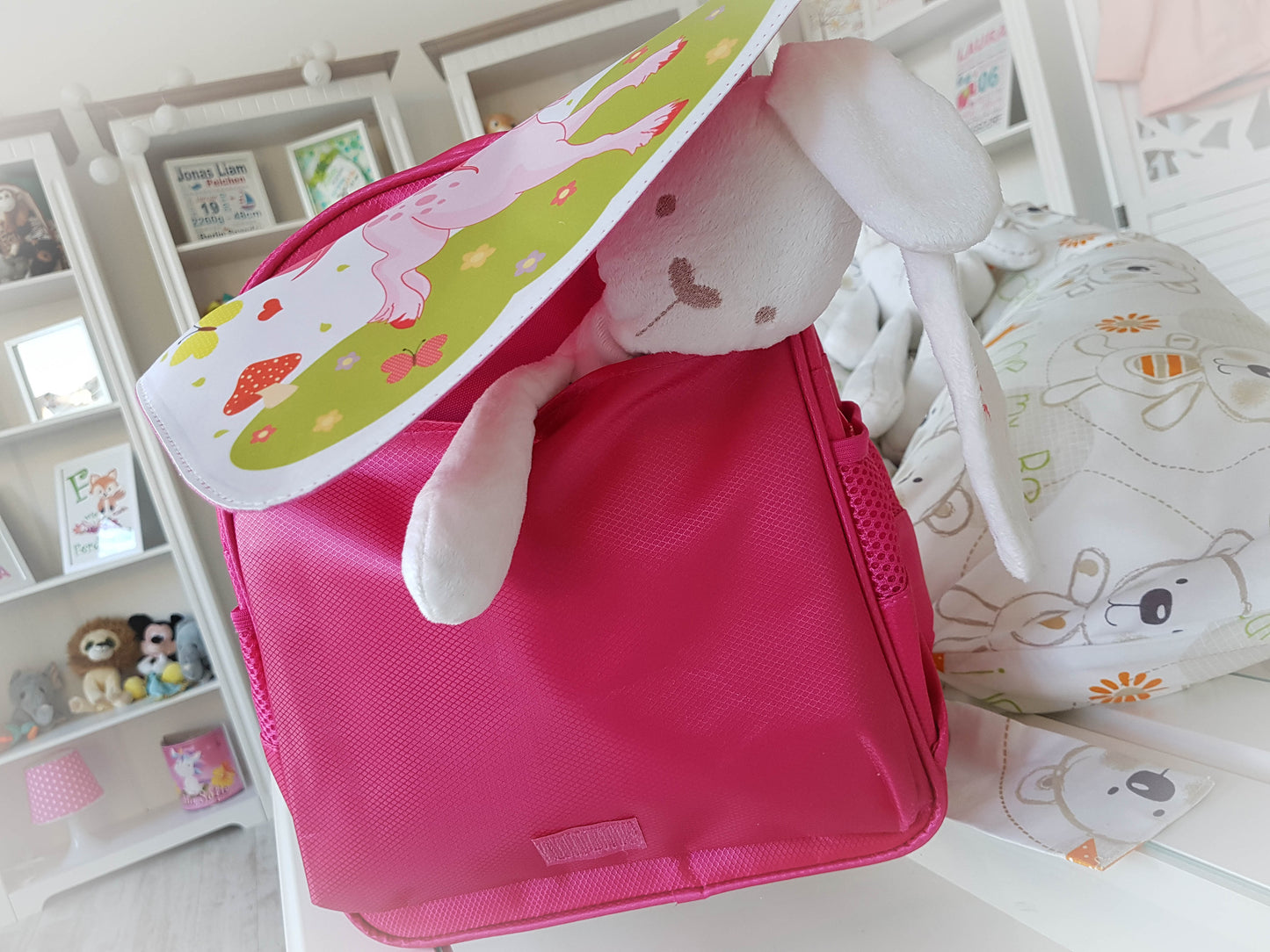 Kinderrucksack Pony mit Name