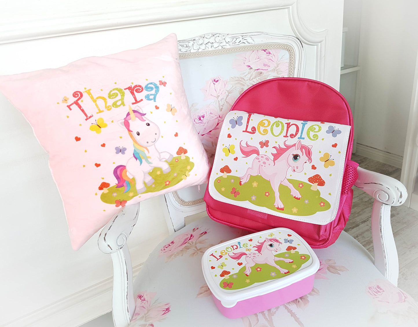 Kinderrucksack Pony mit Name