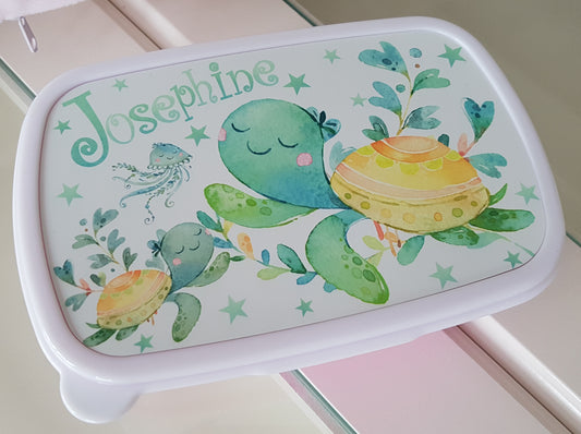 Schildkröte Brotdose mit Name