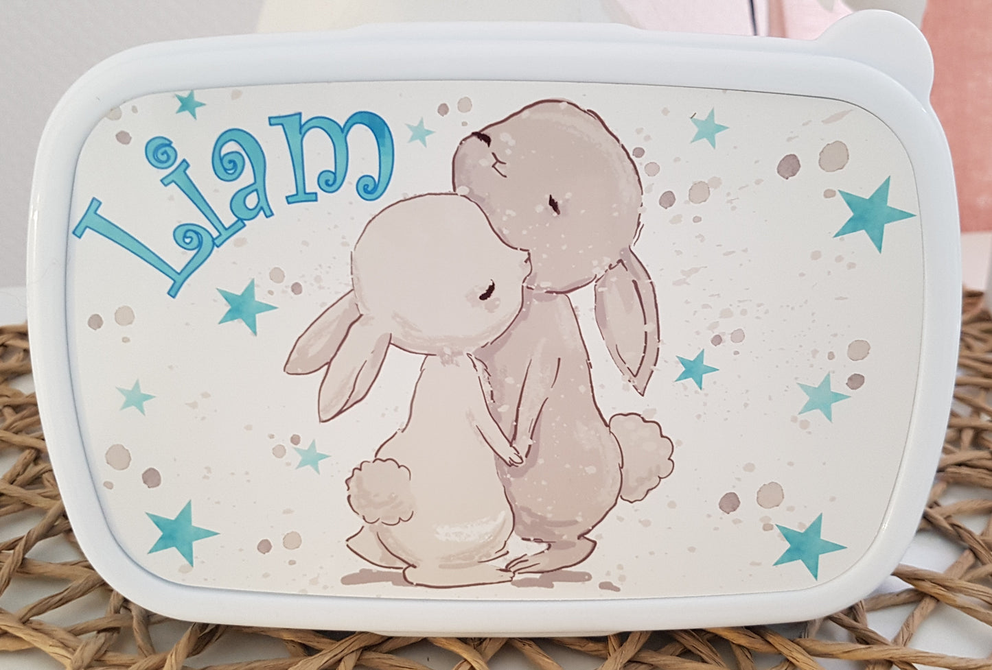 Hase Brotdose mit Name