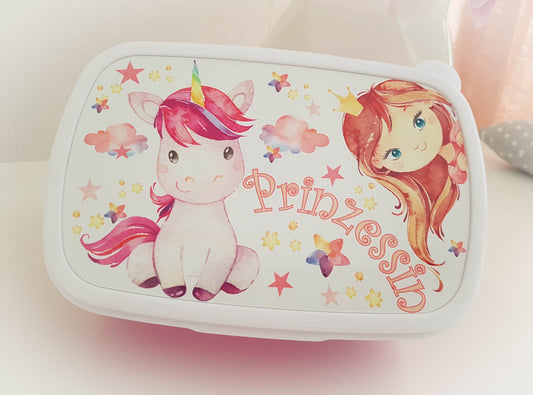 Einhorn Brotdose mit Name