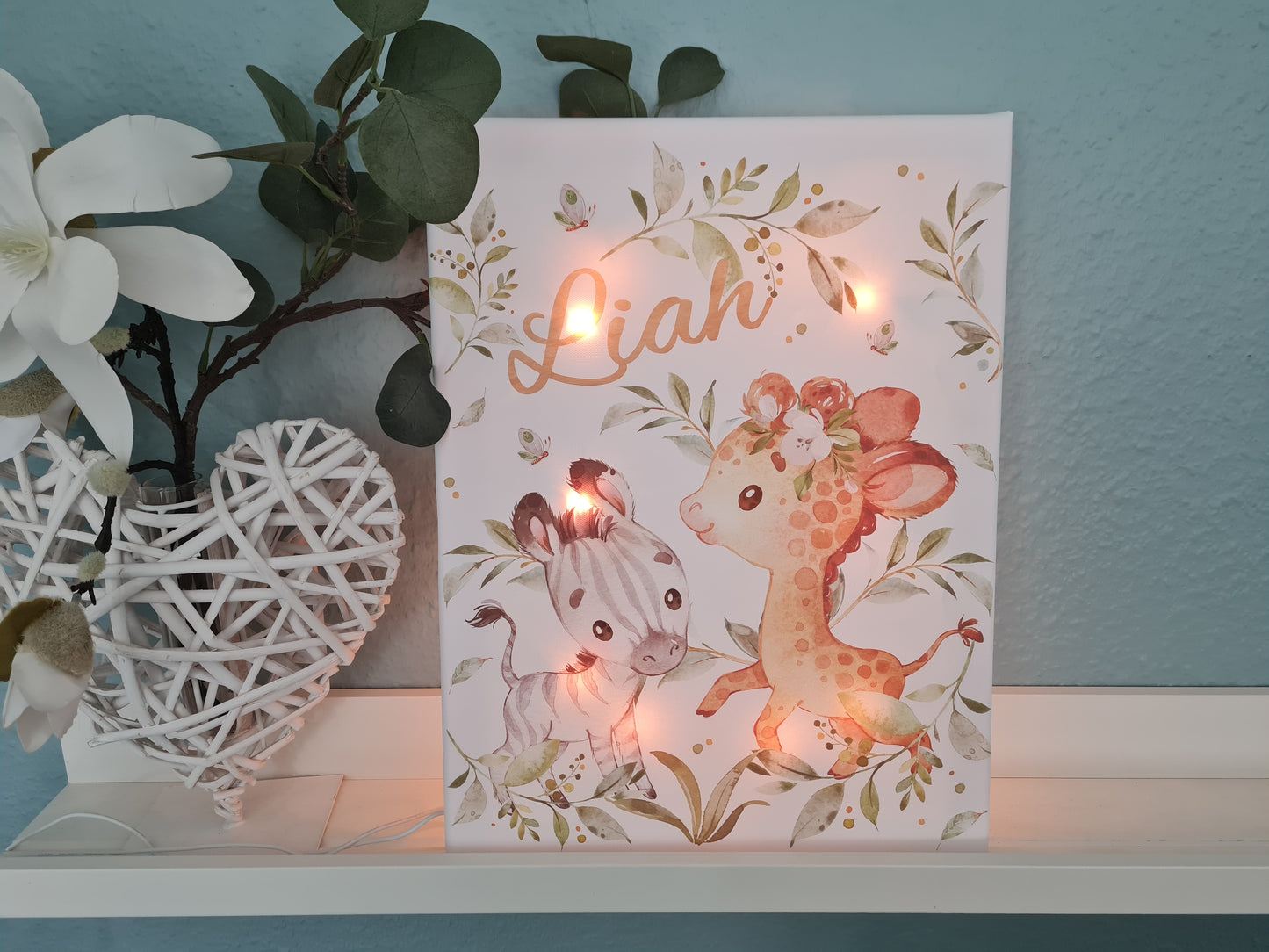 Schlummerlicht Giraffe Zebra