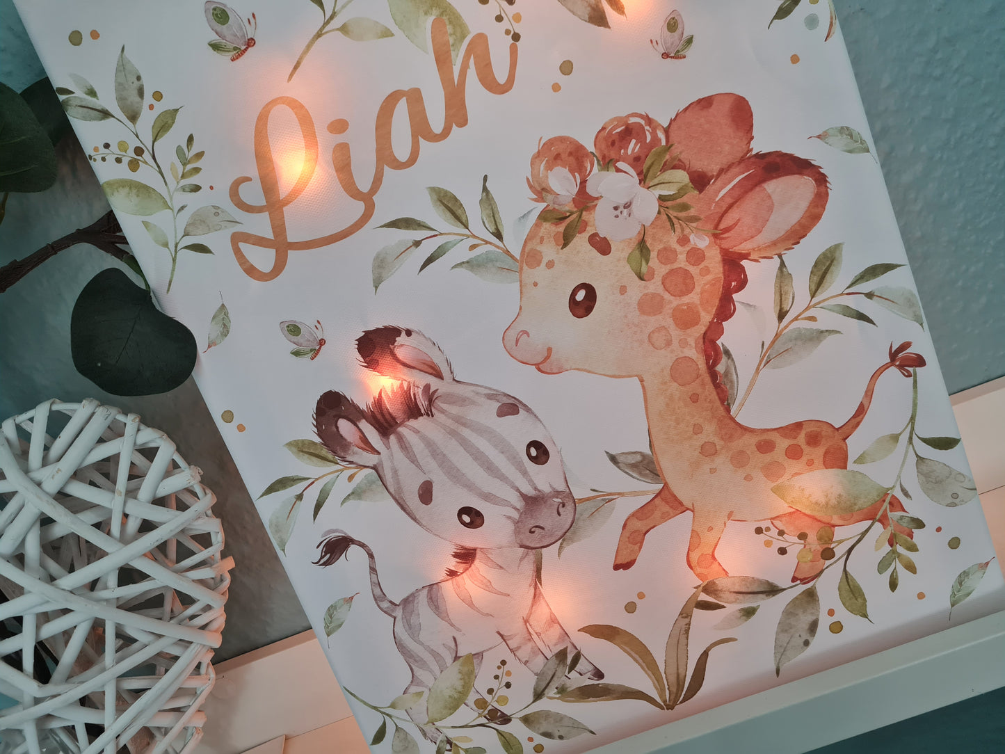 Schlummerlicht Giraffe Zebra