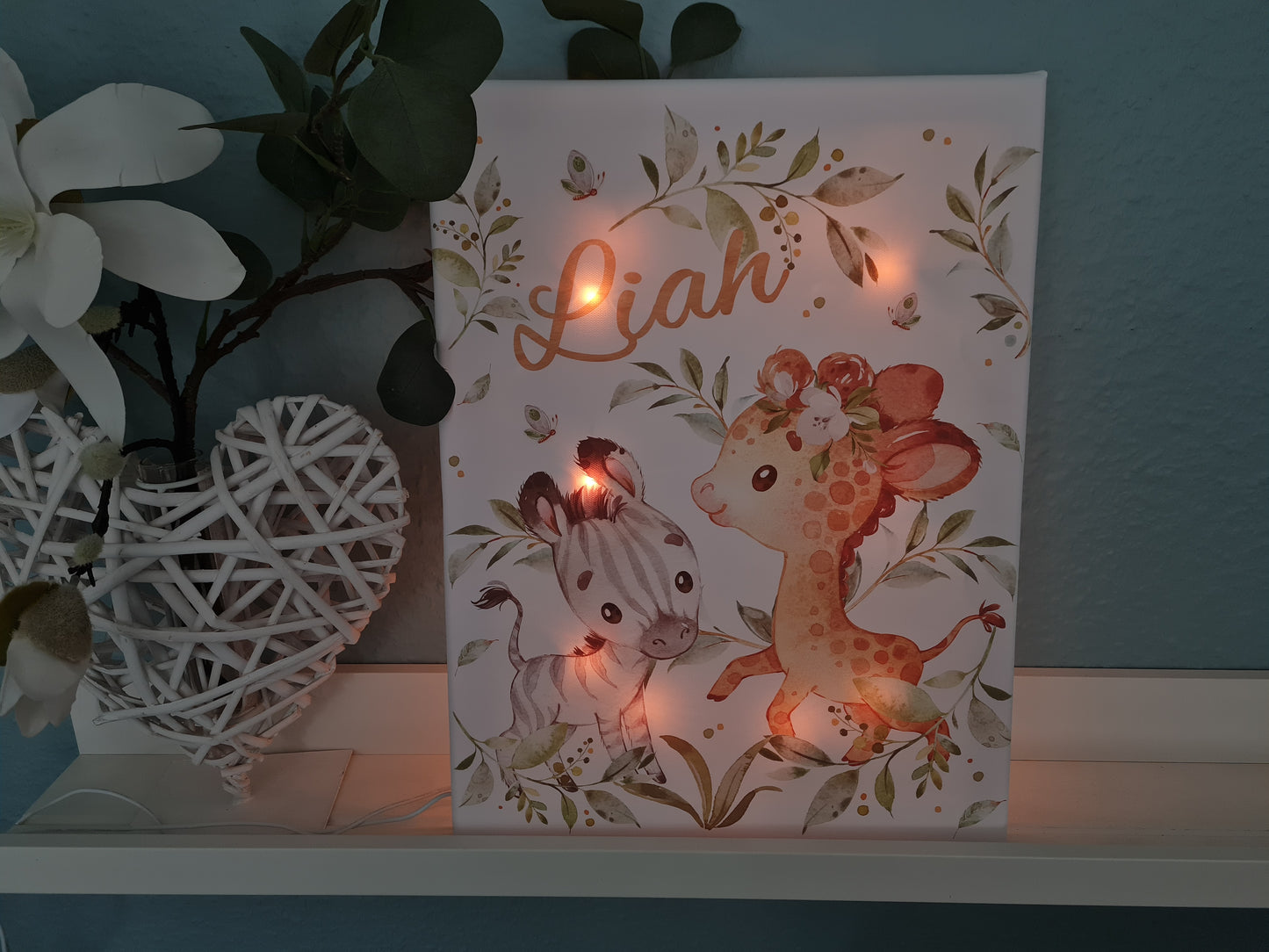 Schlummerlicht Giraffe Zebra