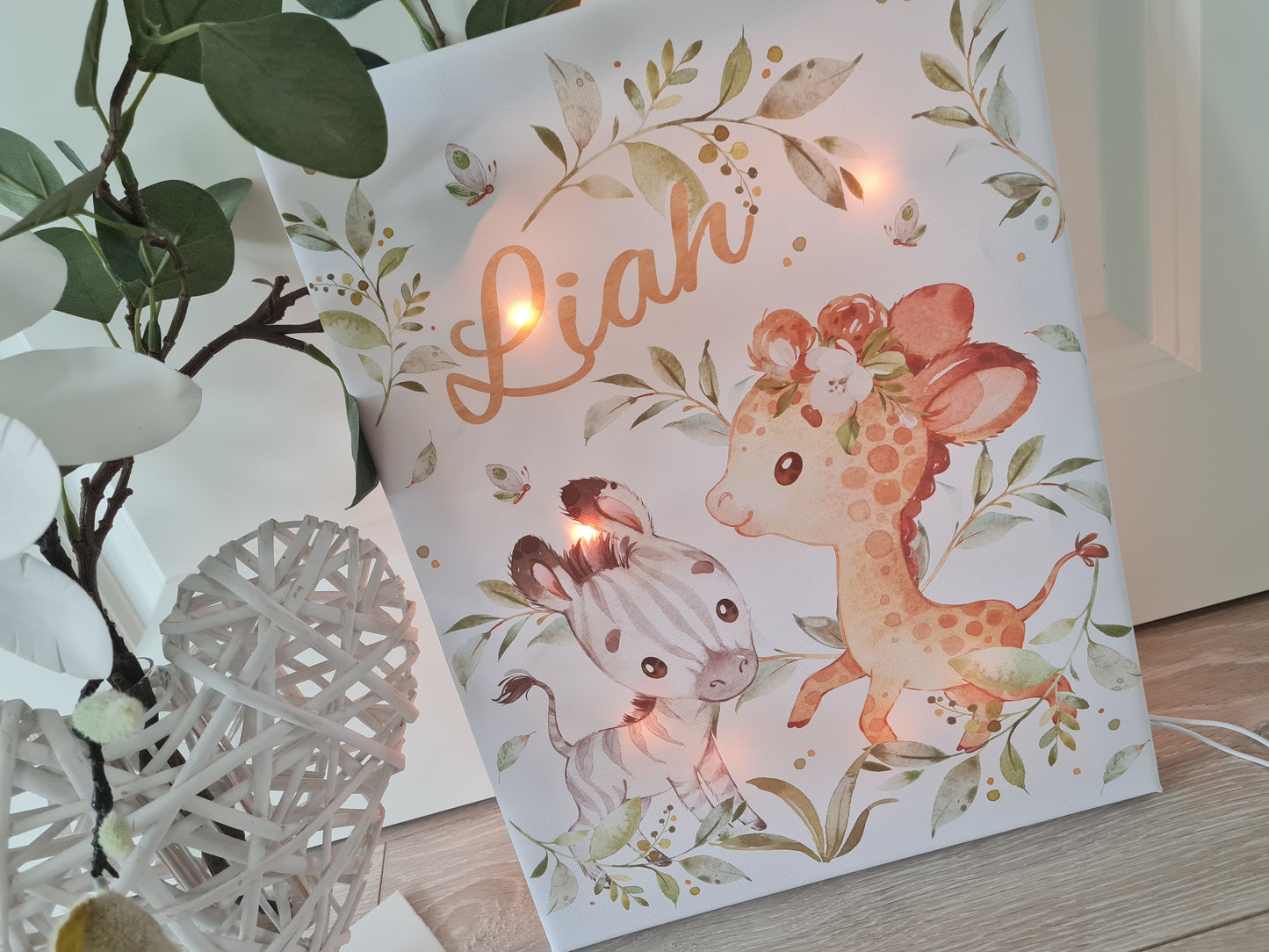 Schlummerlicht Giraffe Zebra