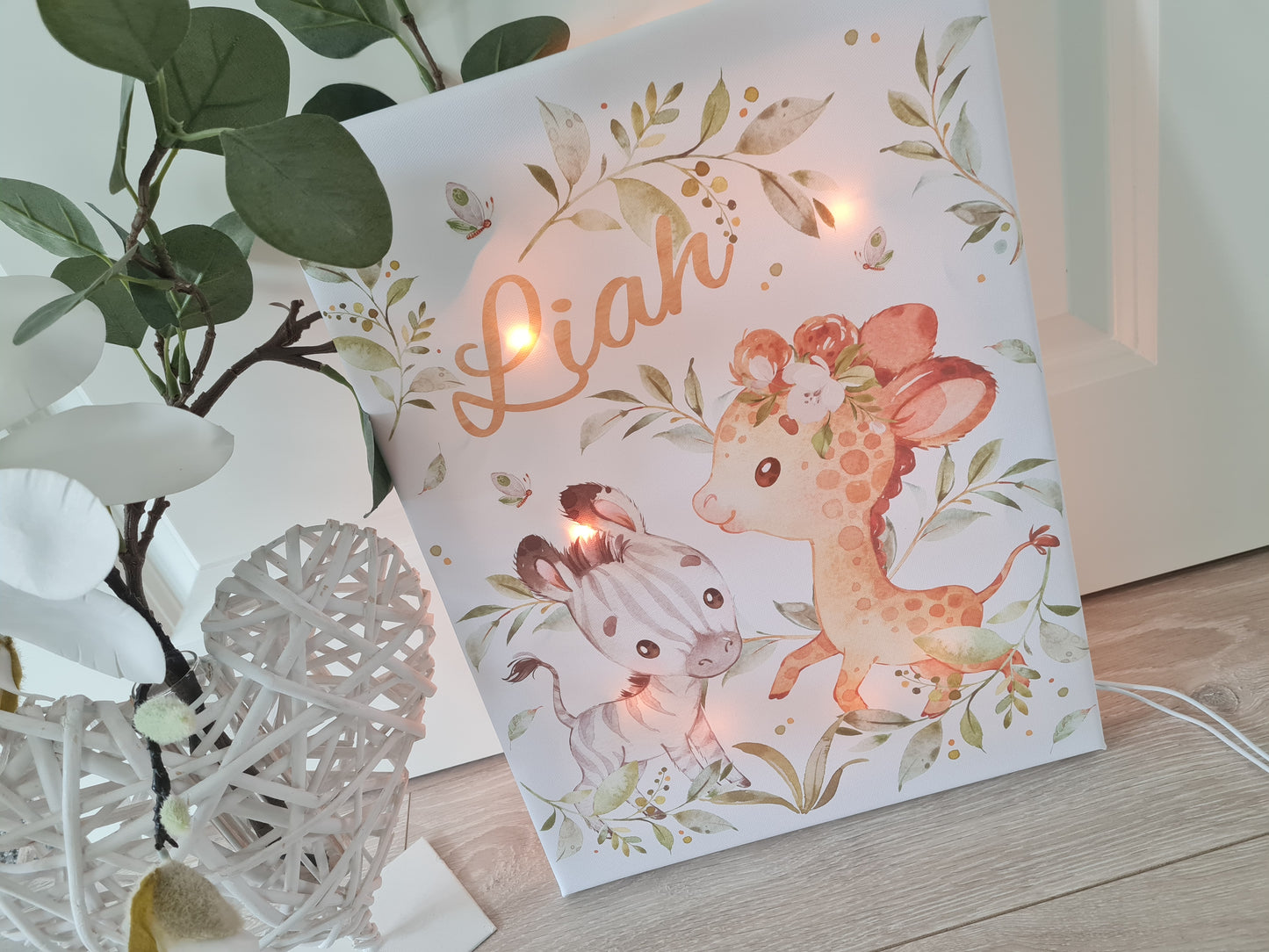 Schlummerlicht Giraffe Zebra