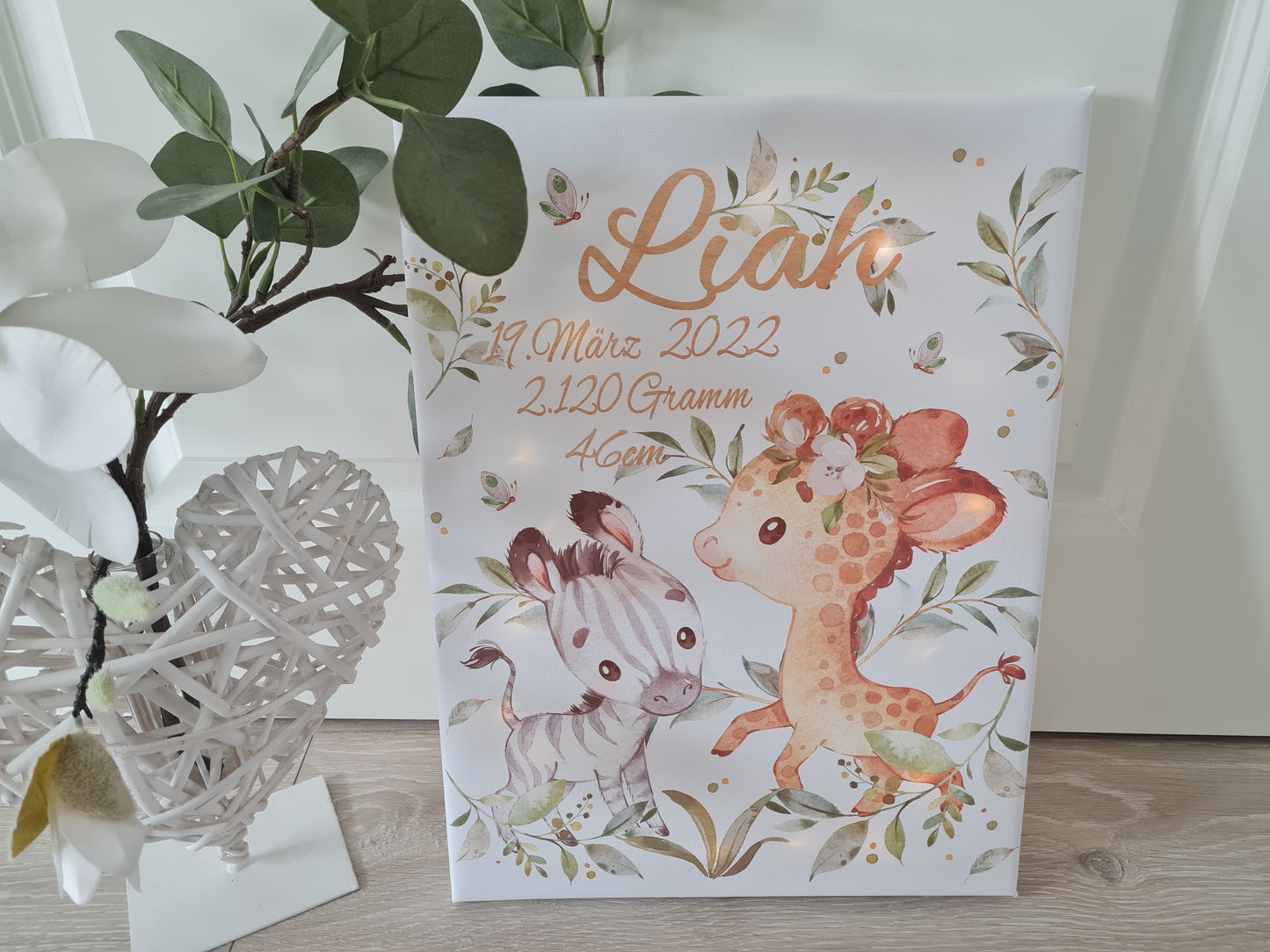 Schlummerlicht Giraffe Zebra