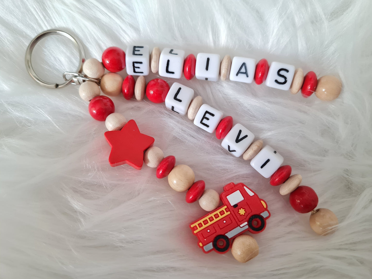 Schlüsselanhänger mit Namen & Datum