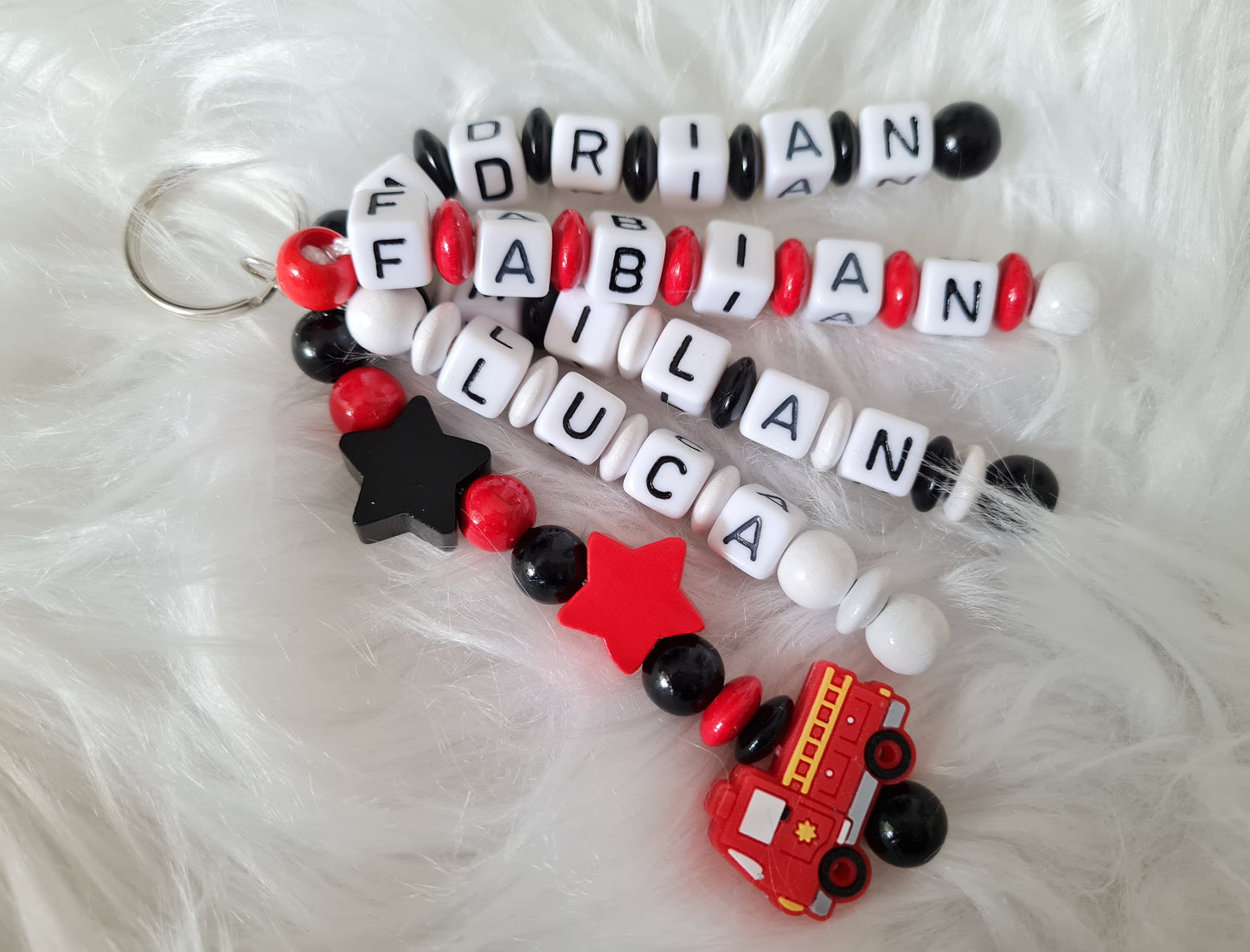 Schlüsselanhänger mit Namen & Datum