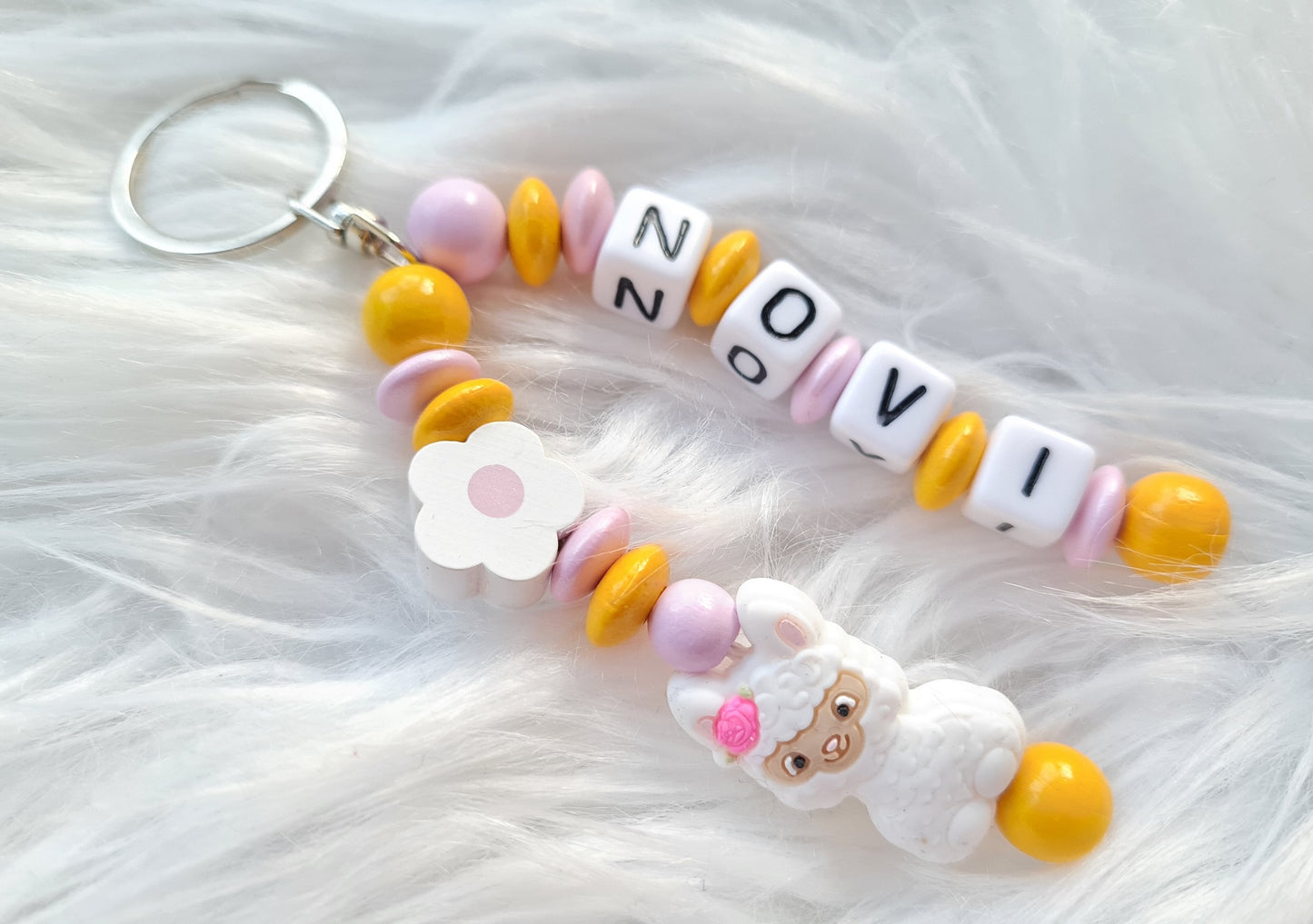 Schlüsselanhänger Alpaka