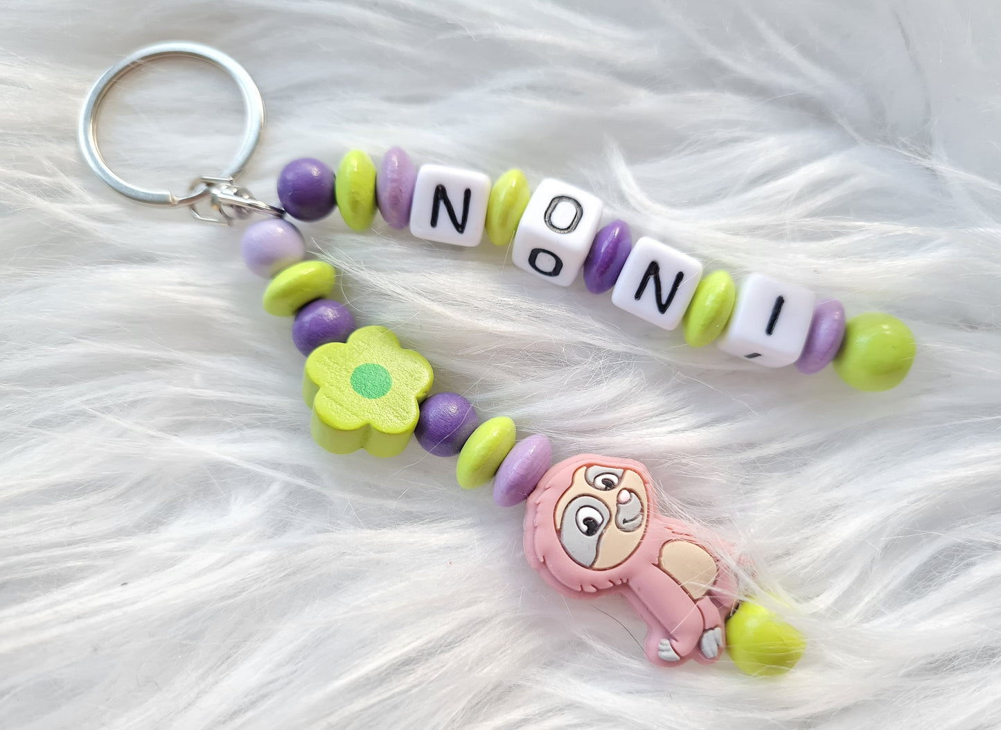 Schlüsselanhänger Faultier