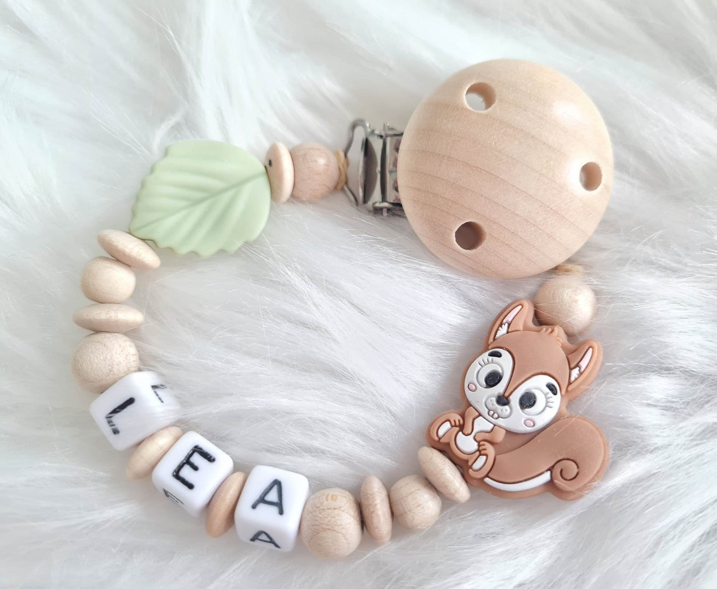 Schnullerkette Eichhörnchen