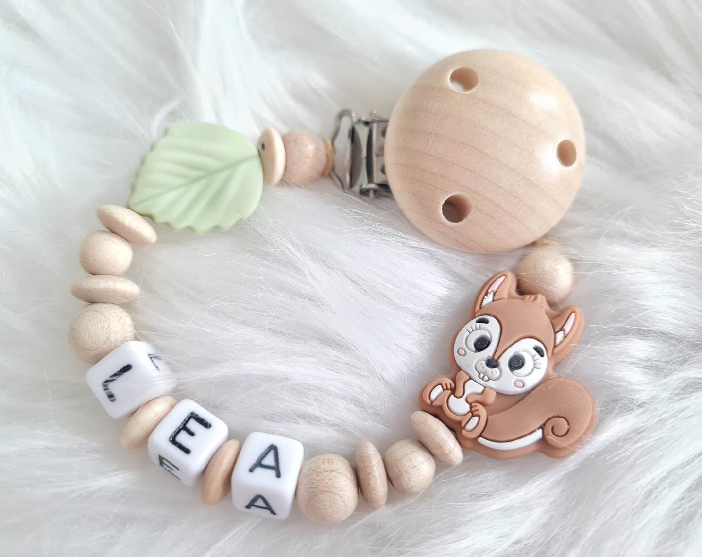 Schnullerkette Eichhörnchen