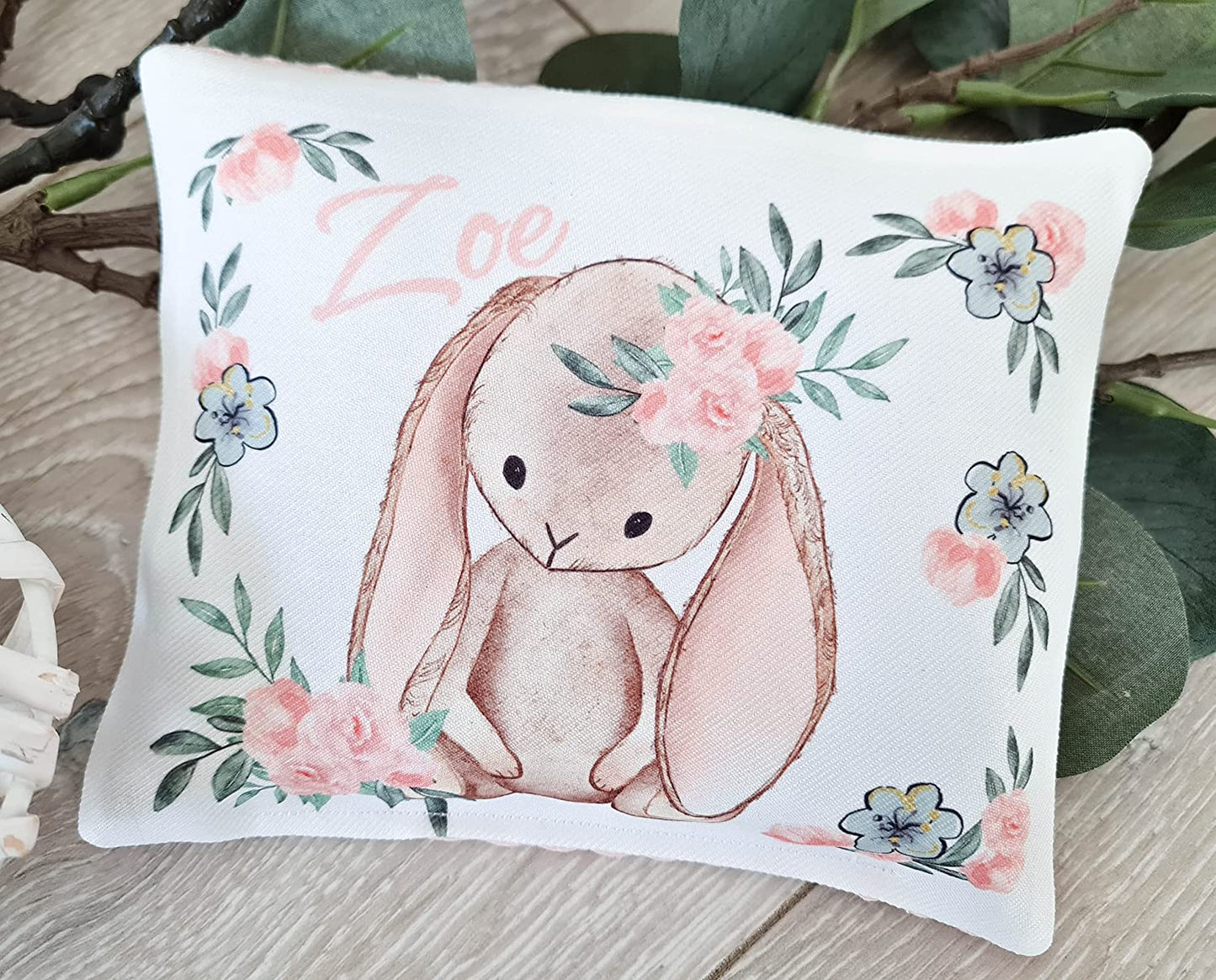 Windeltorte Zwillinge Mädchen Kuscheltier Hase Hoppi