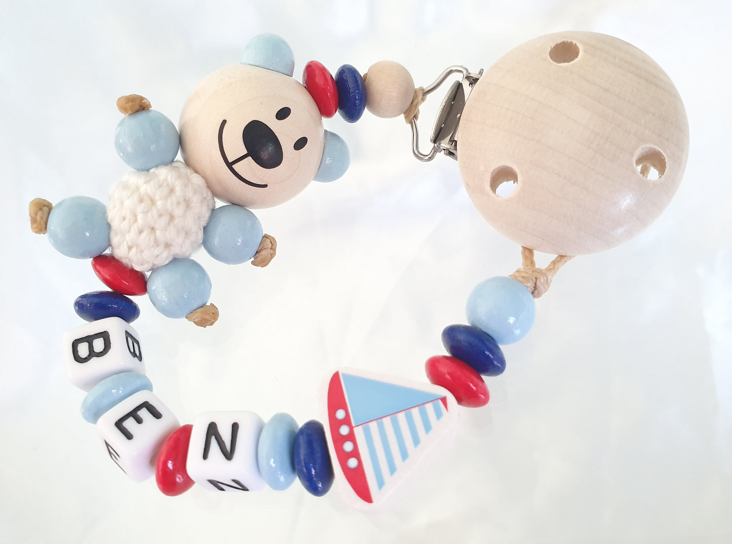 Schnullerkette Teddy Maritim