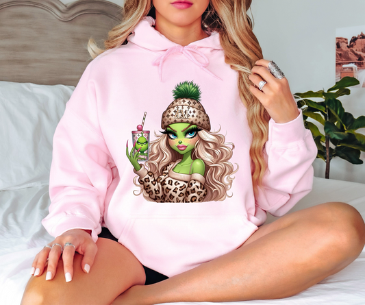 Hoodie Grinchgirl Leo