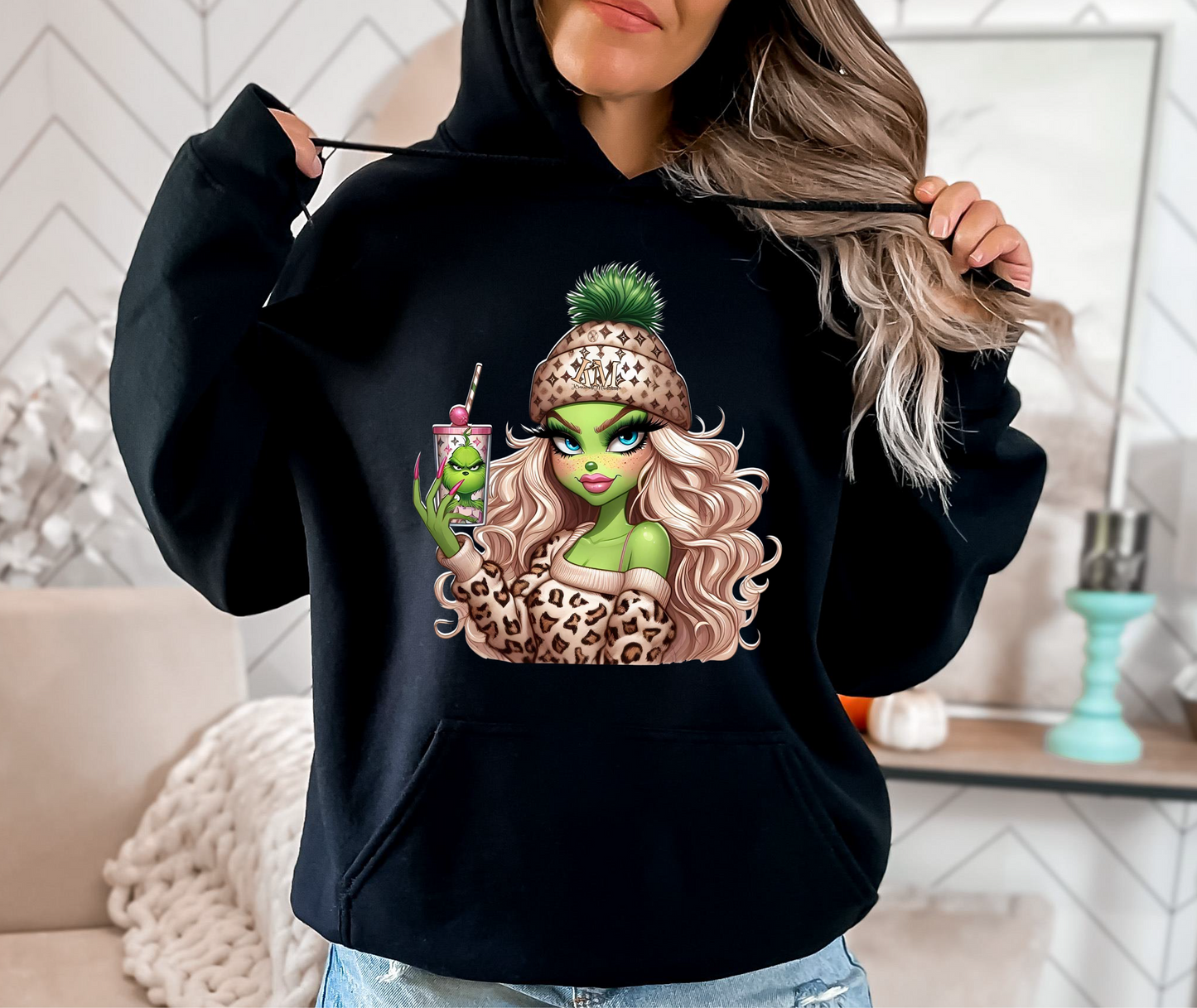 Hoodie Grinchgirl Leo Krawallmädchen