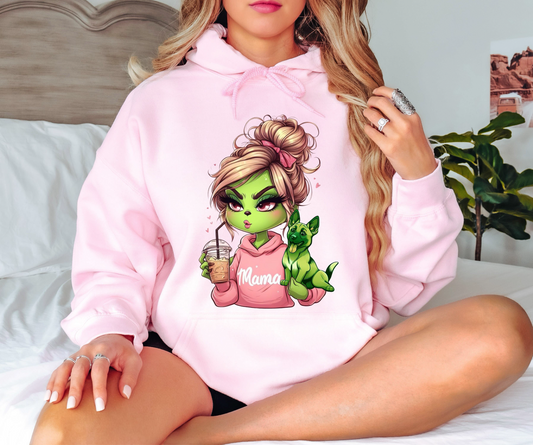 Hoodie Grinch Mama Malinois