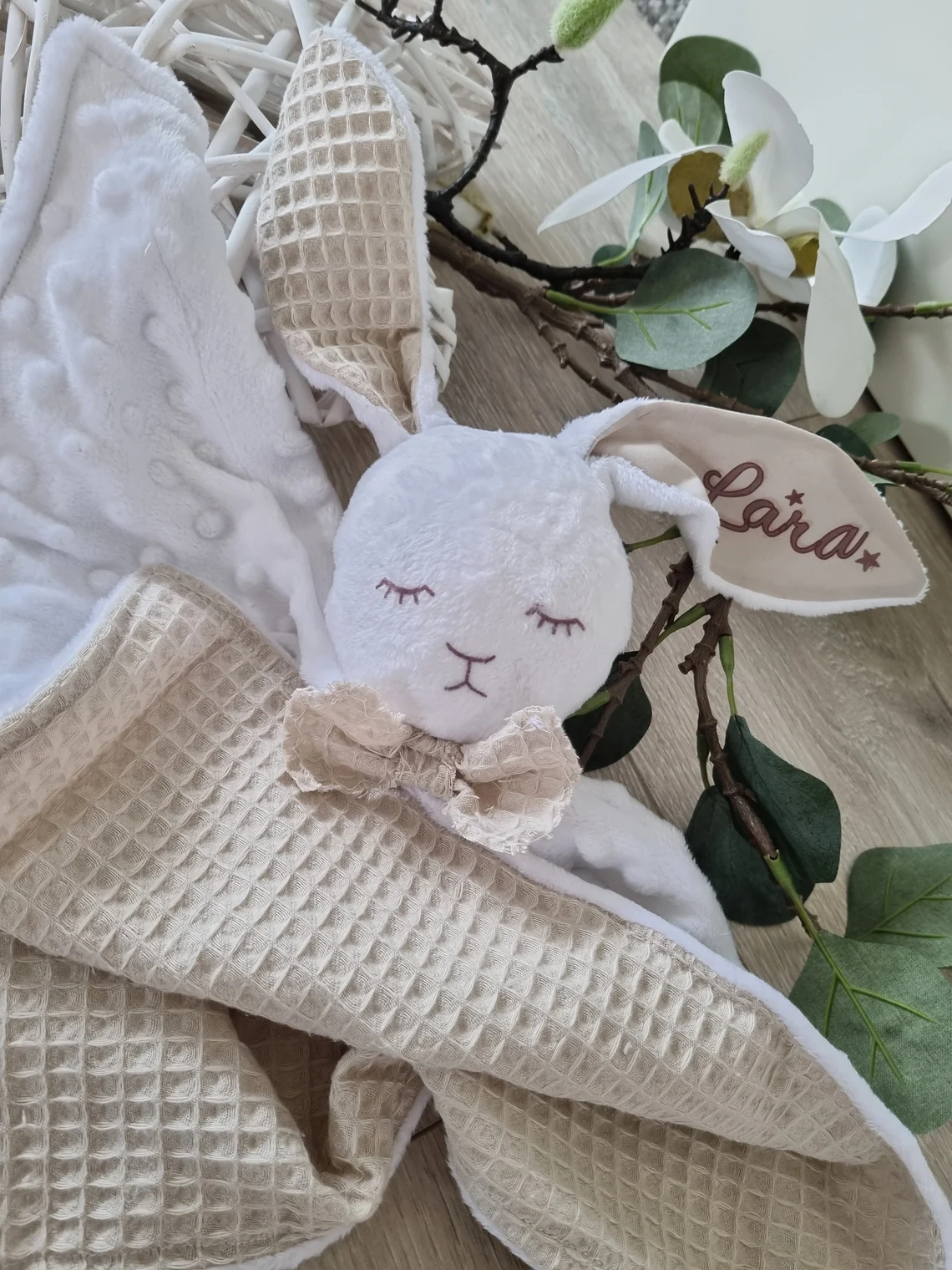 Windeltorte XXL Junge & Mädchen Kuscheltier Hase Hoppi