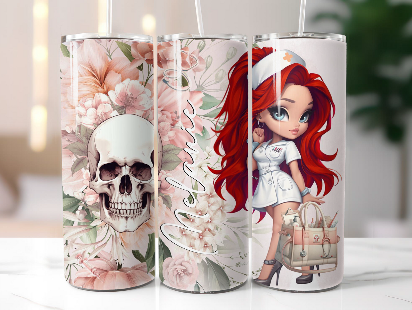 KRANKENSCHWESTER Red TUMBLER