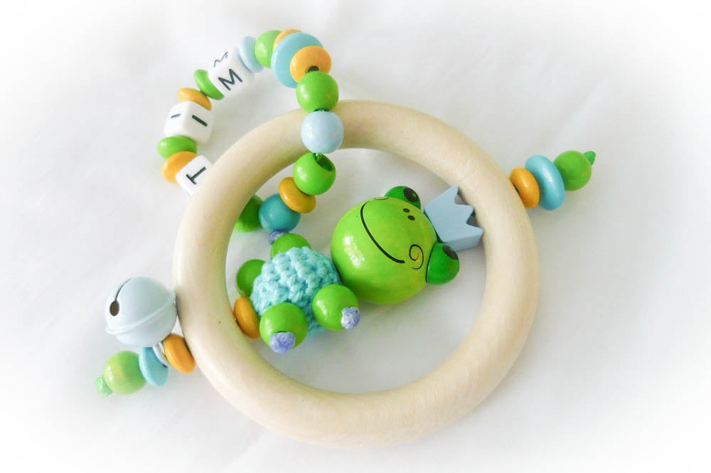 Baby Greifling Rassel Frosch