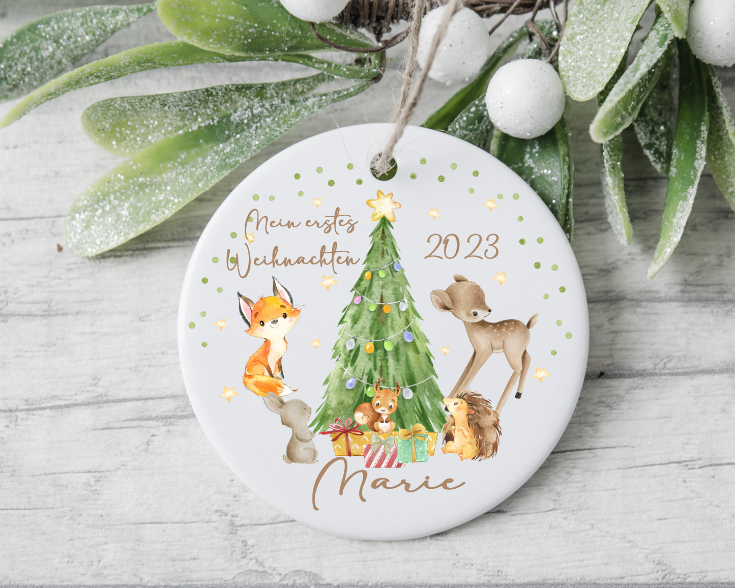 Weihnachtsanhänger Waldtiere