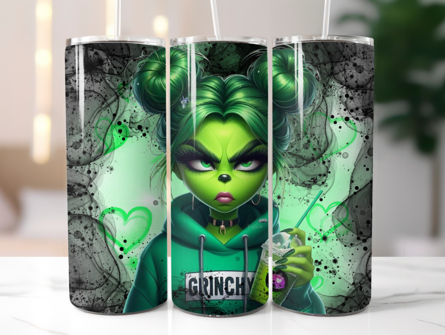 GRINCH GREEN TUMBLER