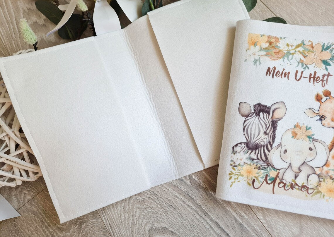 U-Heft Hülle • Elefant Mädchen