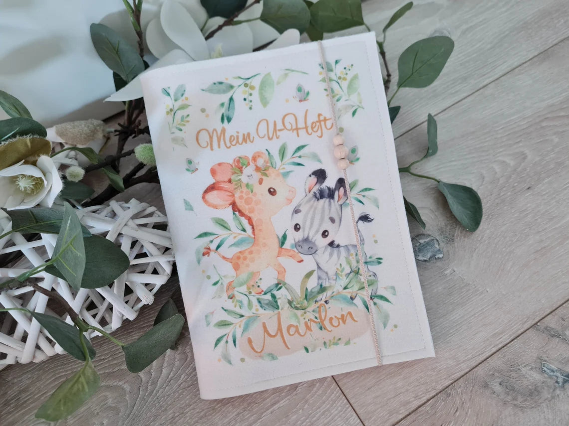 U-Heft Hülle • Giraffe Zebra