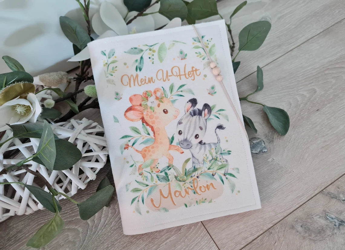 U-Heft Hülle • Giraffe Zebra