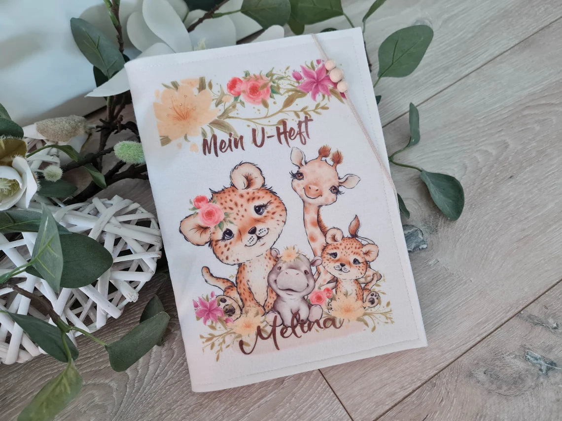 U-Heft Hülle • Dschungel Mädchen