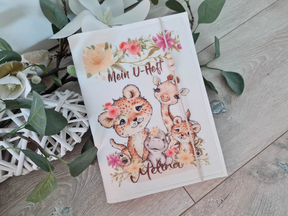 U-Heft Hülle • Dschungel Mädchen