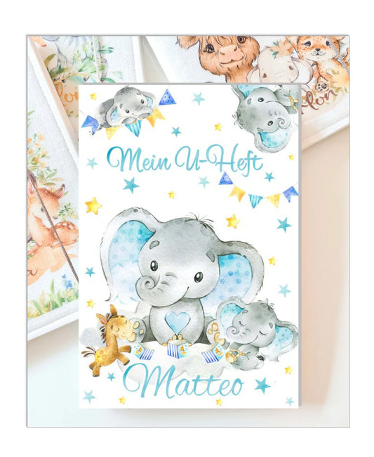 U-Heft Hülle • Elefant Junge