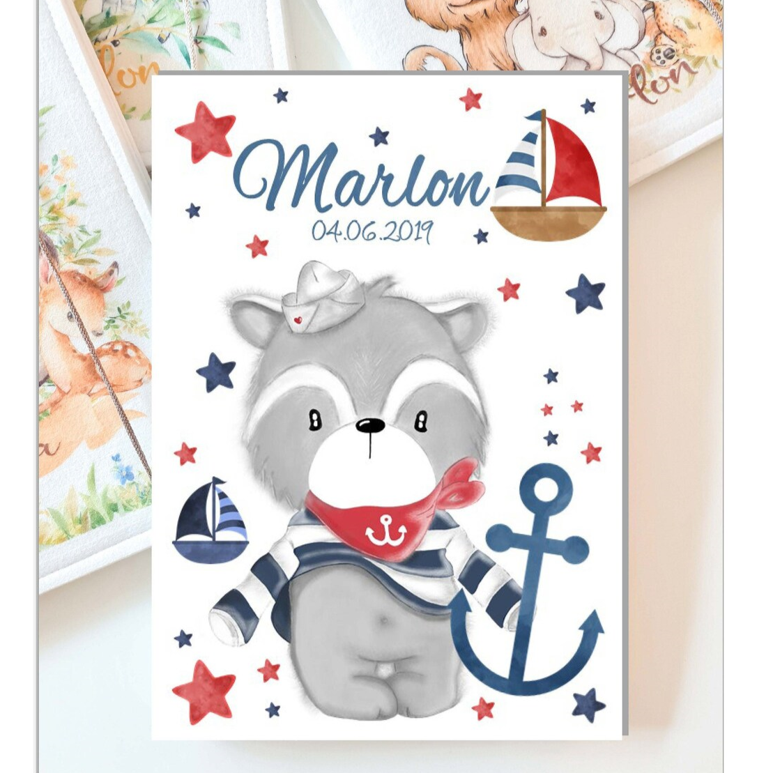 U-Heft Hülle • Waschbär