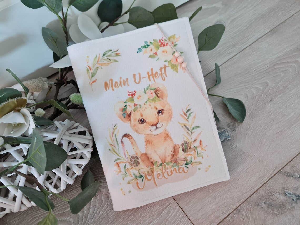 U-Heft Hülle • Löwe Mädchen