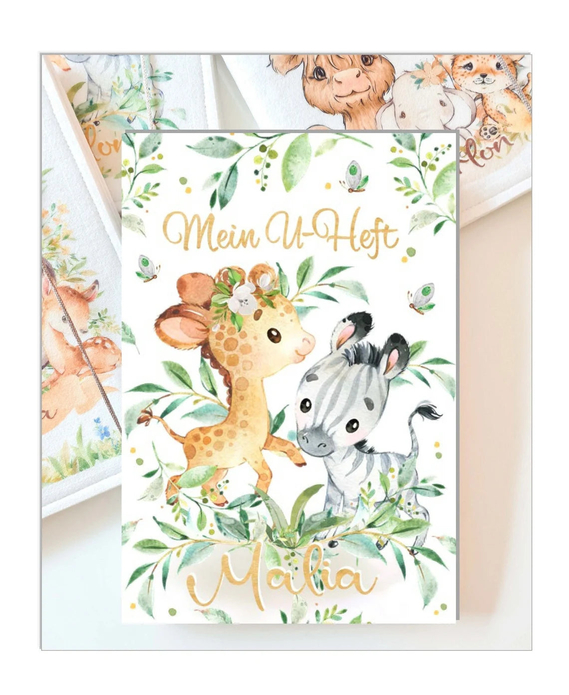 U-Heft Hülle • Giraffe Zebra