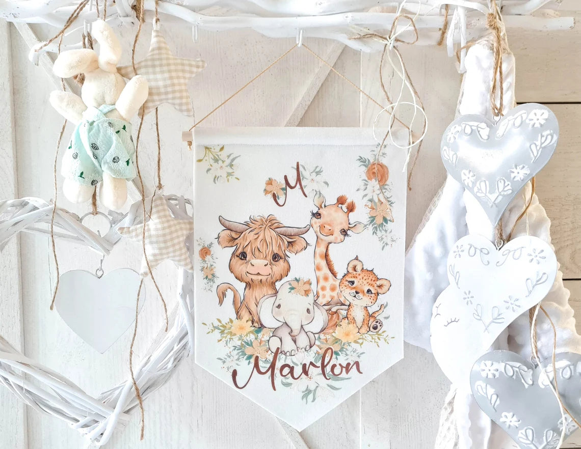 Türschild Wimpel Dschungel