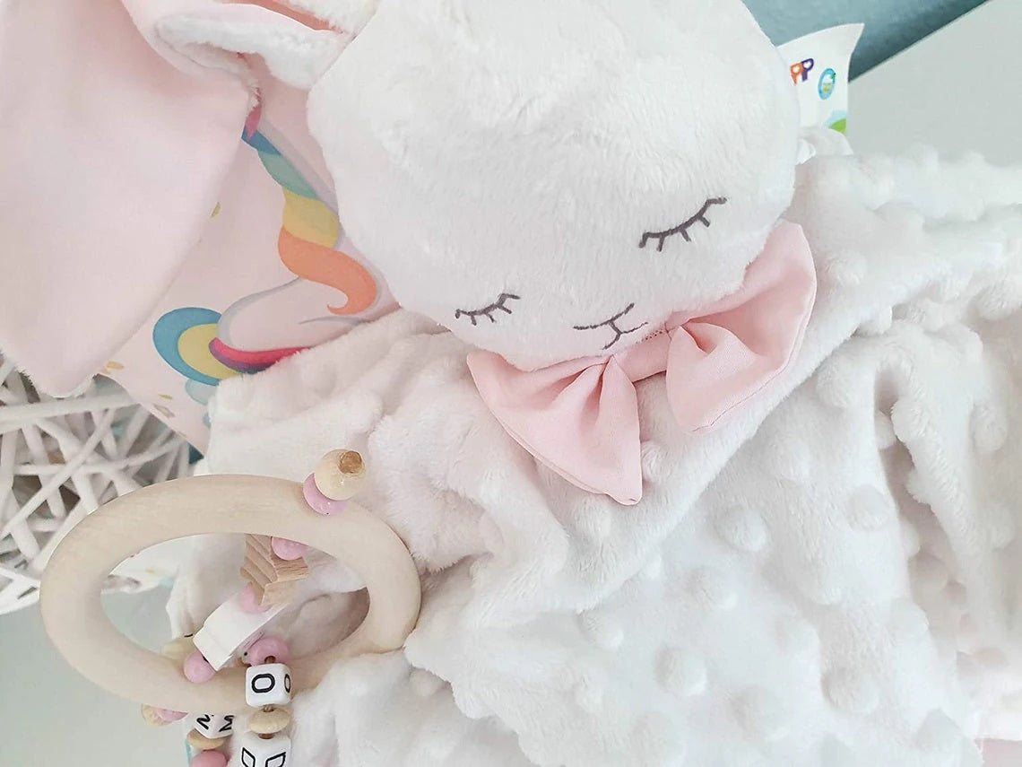 Windeltorte XXL Mädchen Kuscheltier Hase Hoppi