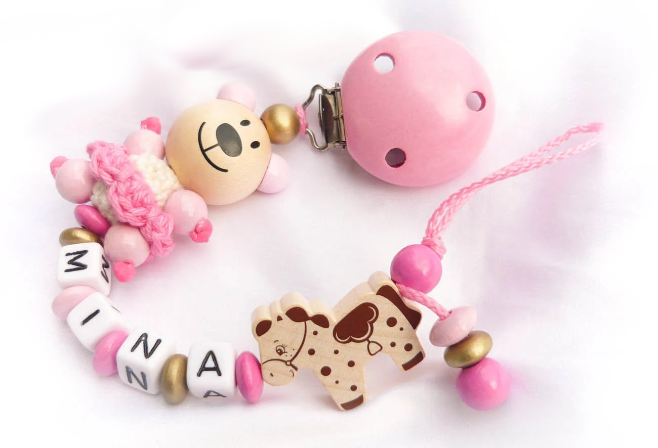 Schnullerkette Teddy