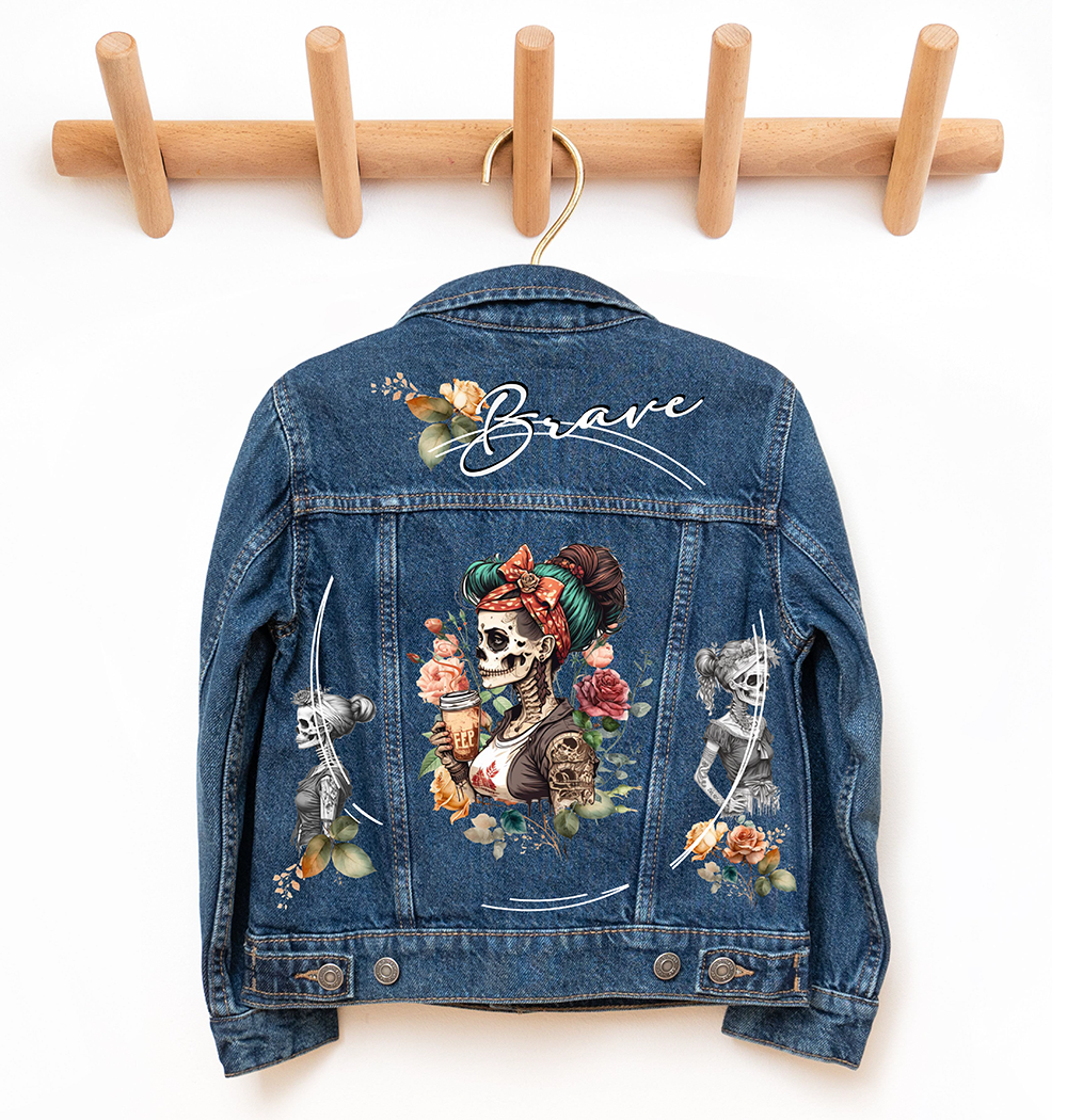 JeansJacke mit WunschDruck