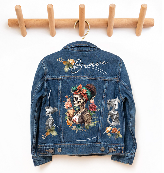 JeansJacke mit WunschDruck