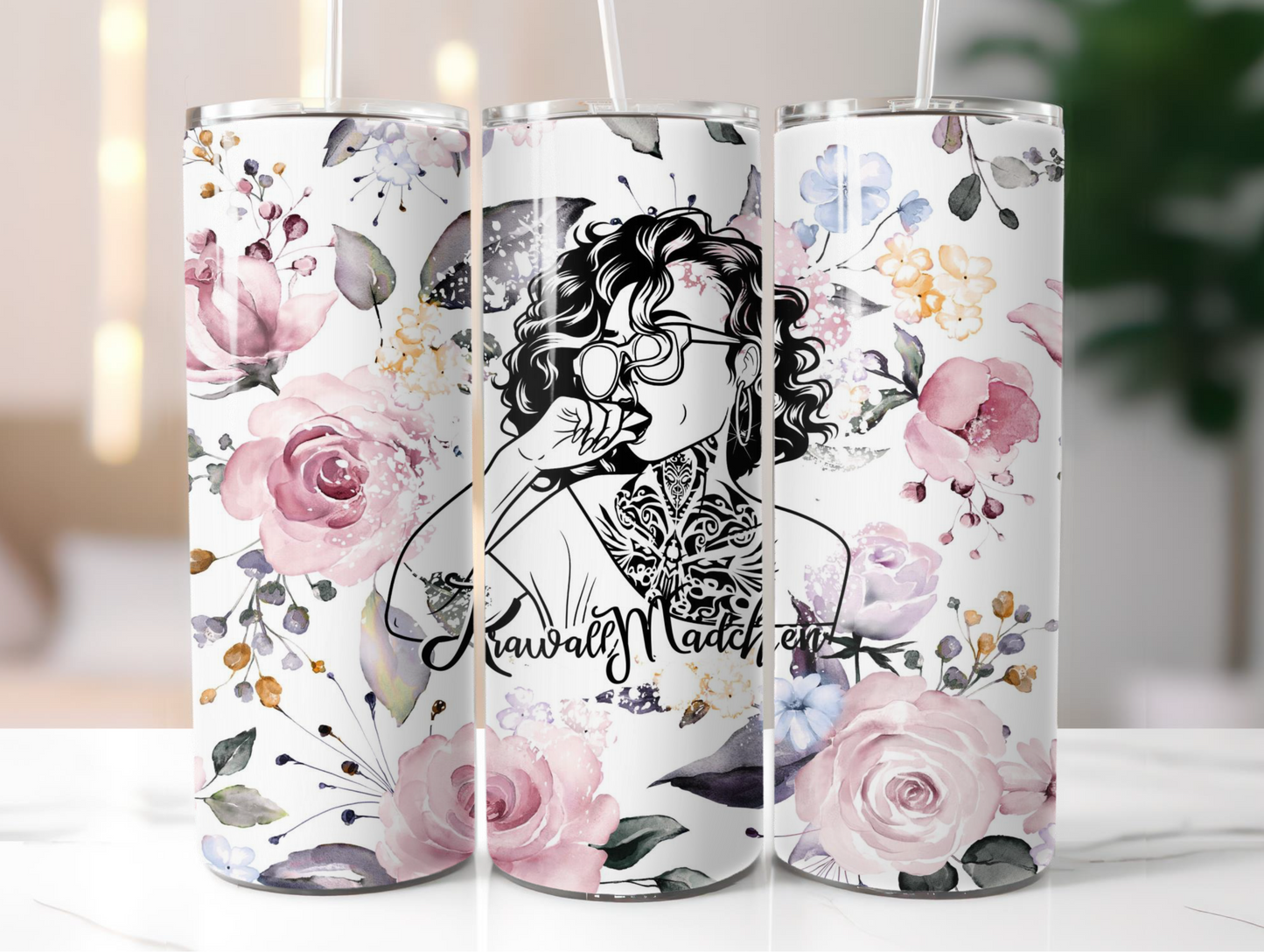 KrawallMädchen Flower TUMBLER