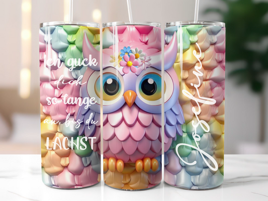 3D Eule TUMBLER