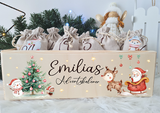 Personalisierter Adventskalender Reh