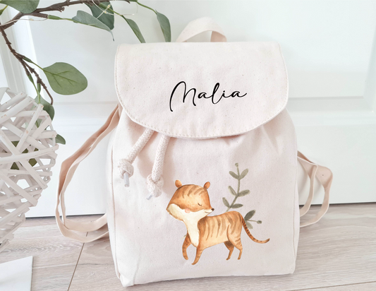 Kinderrucksack mit Name Fuchs