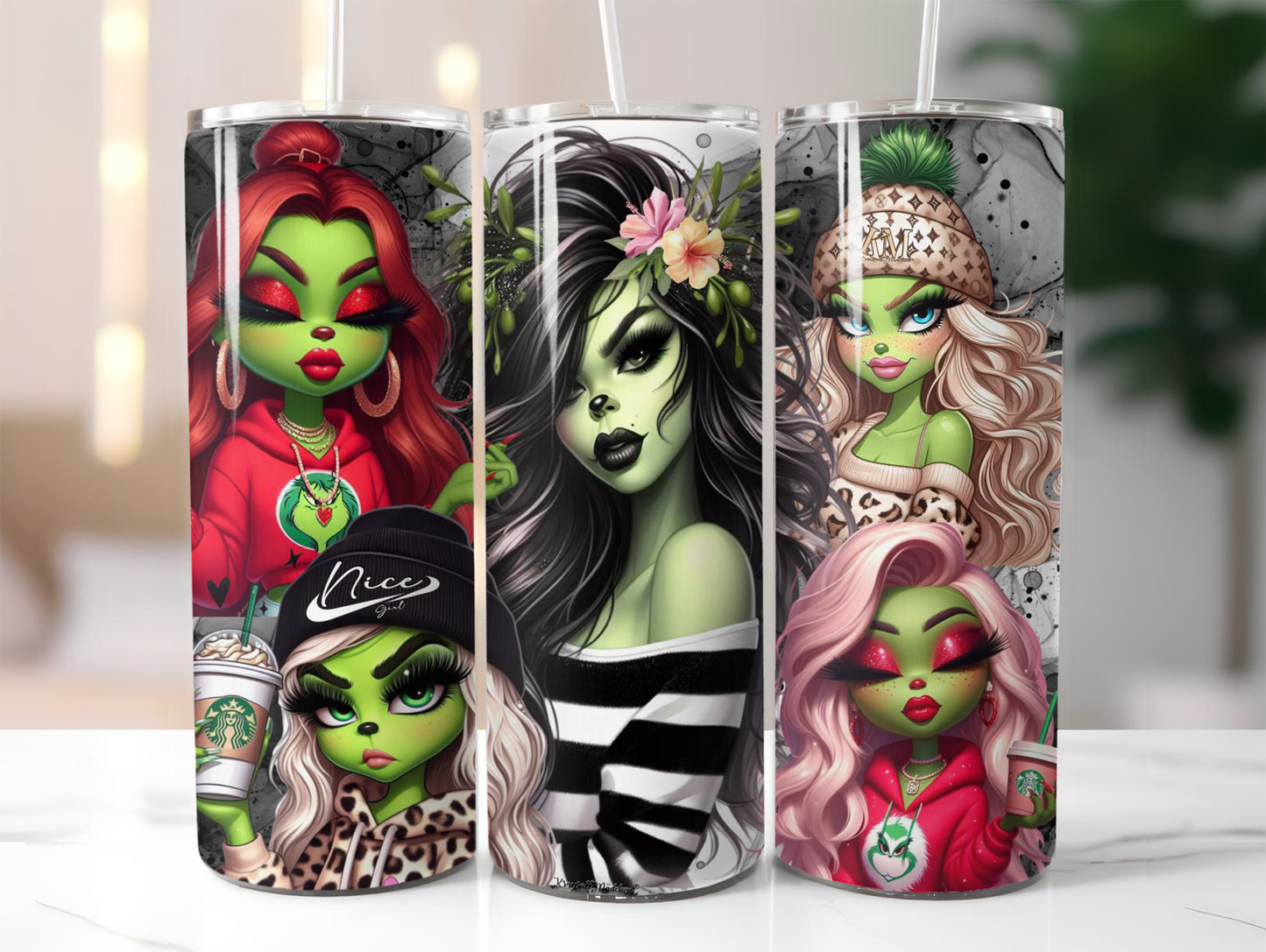 GRINCH MÄDELS TUMBLER