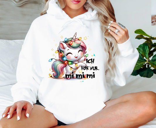 Hoodie Einhorn Weihnachten