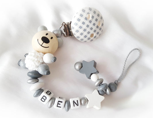 Schnullerkette Teddy