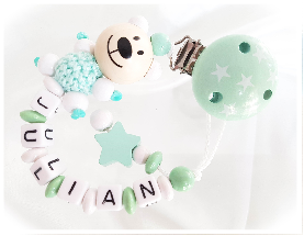 Schnullerkette Teddy